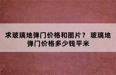 求玻璃地弹门价格和图片？ 玻璃地弹门价格多少钱平米